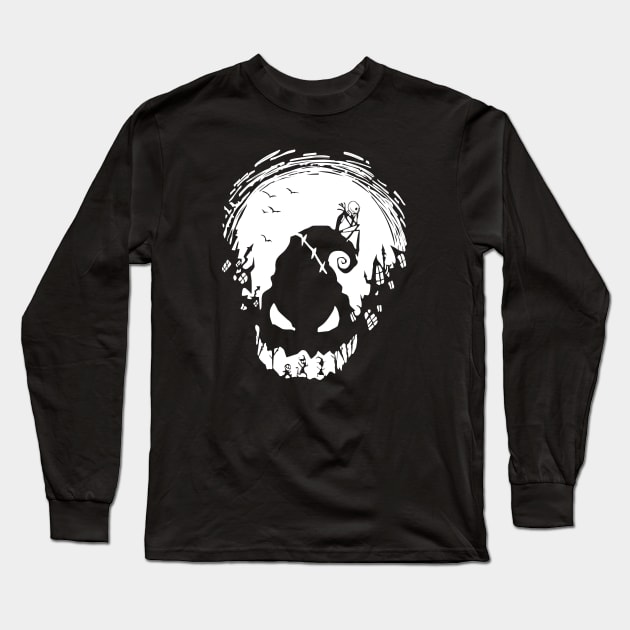 Nightmare before Christmas minimal Long Sleeve T-Shirt by Nykos